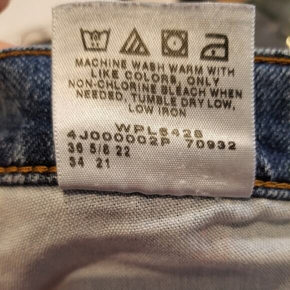 Riders by Lee Capri Denim Jeans Women's High Waist Capris Size 14 - Picture 6 of 12